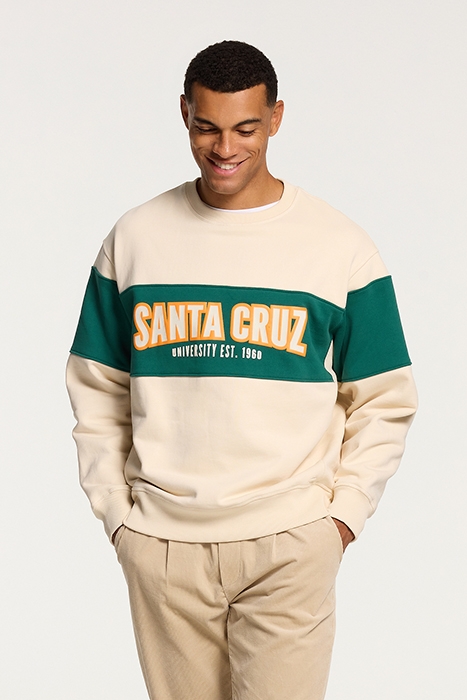SANTA CRUZ SWEATER TORTILLA WHITE 1