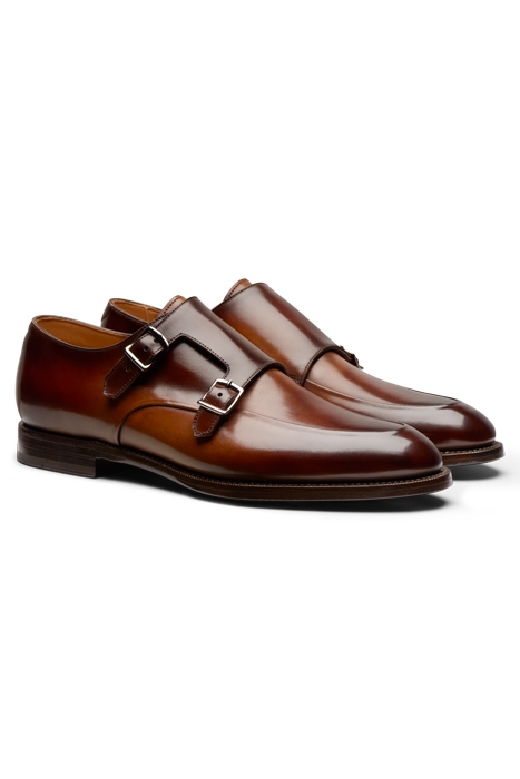 BROWN DOUBLE MONK STRAP BROWN 6
