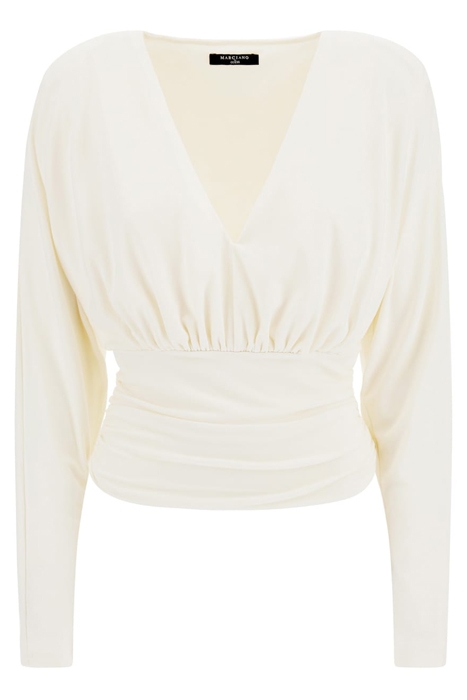 BILLIE KNIT TOP PALE BLOUSE PEARL 5