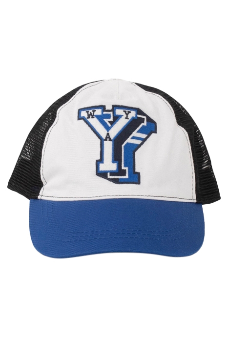 BOYS’ BLUE, WHITE, BLACK EMBROIDERED CAP 7