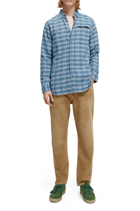 REGULAR-FIT BONDED SHIRT WITH SLEEVE ROLL-UP COMBO B 5