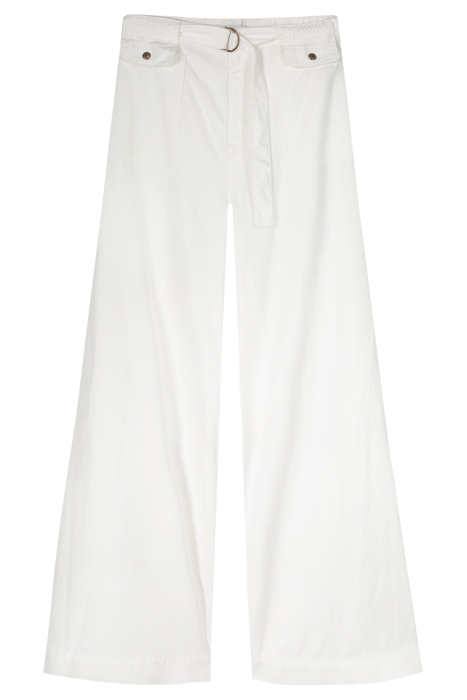 WIDELEG PANTS COTTON LYOCELL TWILL OFF WHITE 4