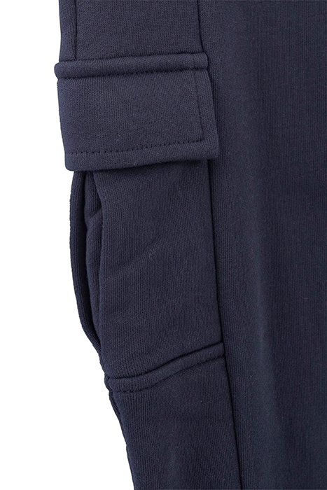 BOYS’ NAVY SWEATSHIRT FABRIC COMBAT-STYLE JOGGERS 6