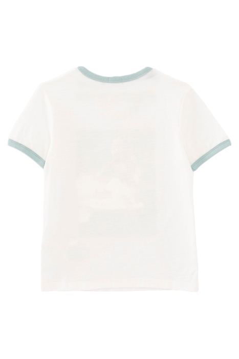 BOYS’ WHITE T-SHIRT WITH SURFER UNDER RUBBER STRIPES 2