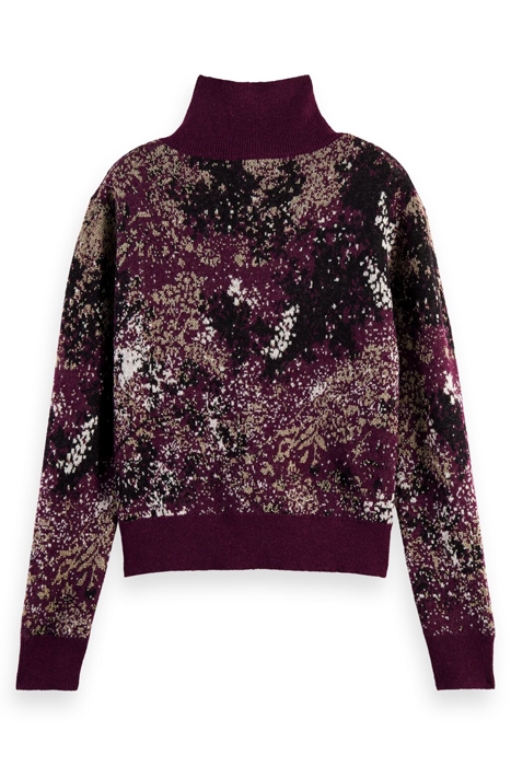 JACQUARD HALF-ZIP PULLOVER MIDNIGHT SLATE 2