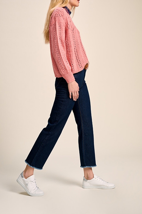 TRENT - MELBA JUMPER IN FANCY OPENWORK KNITWEAR 3