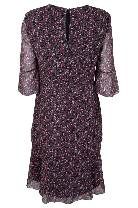 ROSINA MIDI DRESS BLACK/PINK 2