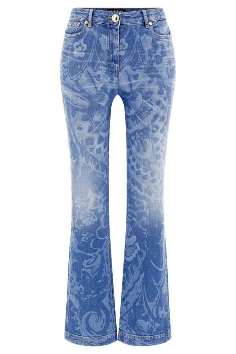 LASER BROKEN DENIM LIGHT BLUE STRAIGHT WASH 4