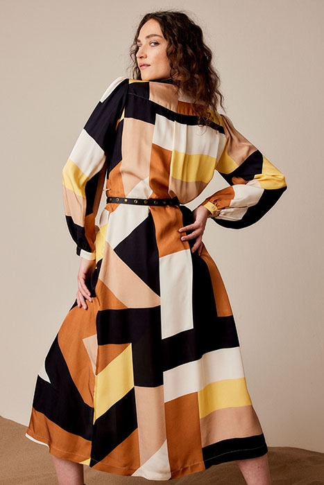DRESS GRAPHIC LINES MULTICOLOUR 2