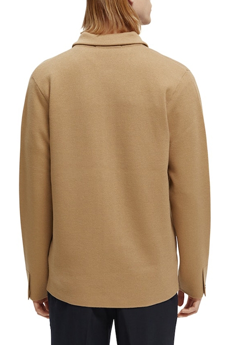 KNITTED BLAZER CARDIGAN SAND 4