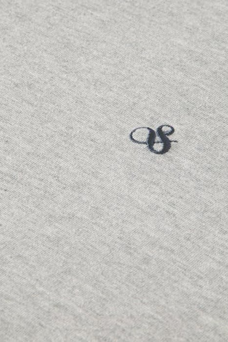 ESSENTIALS - CREWNECK JERSEY T-SHIRT IN ORGANIC COTTON GREY 3