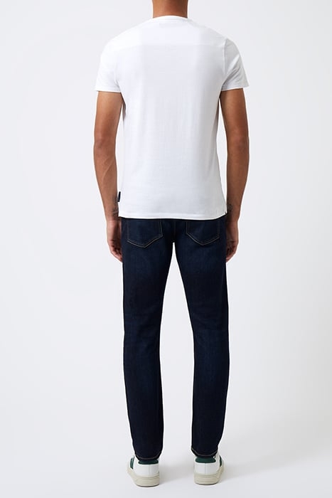 SLIM FIT STRETCH JEANS DARK BLUE SHORT 2