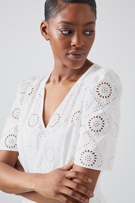 JANE MIDI DRESS WHITE 5