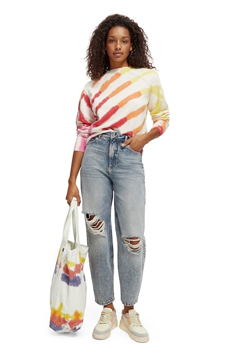 TIE DYE PULLOVER RED/YELLOW TIE DYE 5