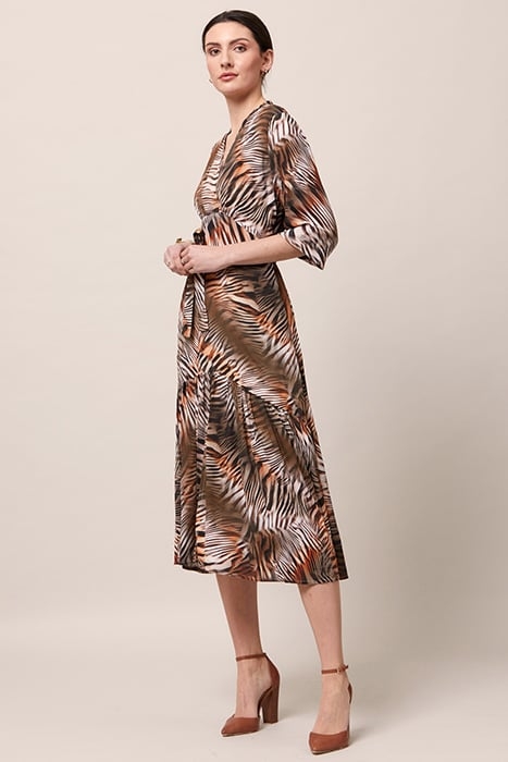 BEVERLY ZEBRA PRINT DRESS PRINT 4