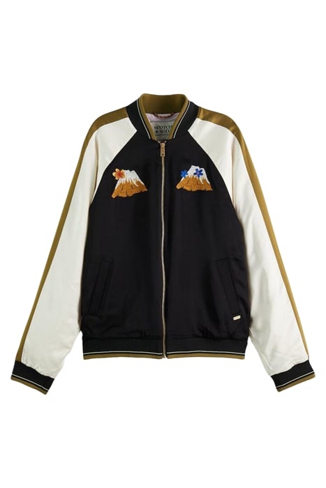 SOUVENIR JACKET IN VISCOSE (ECOVERO™) BLACK 1