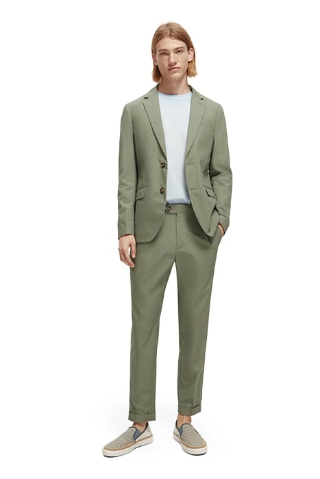 UNCONSTRUCTED DRESSED POPLIN BLAZER ARMY 5