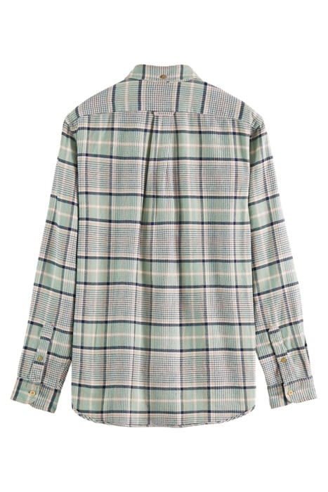 REGULAR-FIT CHECKED FLANNEL SHIRT COMBO B 2