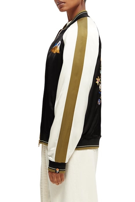 SOUVENIR JACKET IN VISCOSE (ECOVERO™) BLACK 5