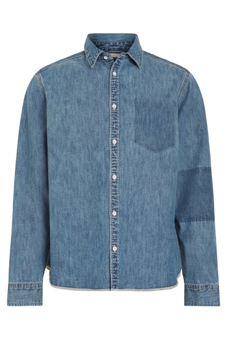 SOLAR SHIRT WASHED INDIGO 4