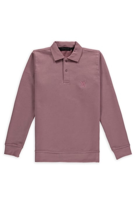 PREMIUM POLO SWEATER ELDERBERRY 1