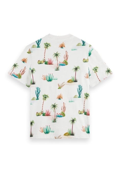 PRINTED REGULAR FIT T-SHIRT IN ORGANIC COTTON COMBO E 2