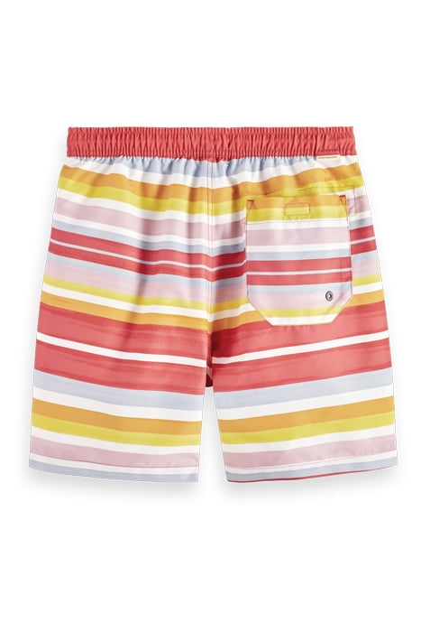 MID LENGTH - STRIPE PRINTED SWIMSHORT LIGHT MULTI STRIPE 2