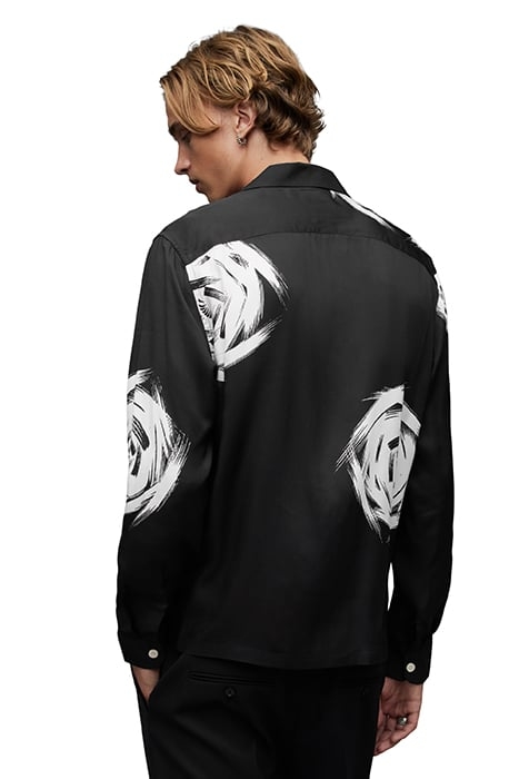 ROSE GALAXY LS SHIRT JET BLACK 2