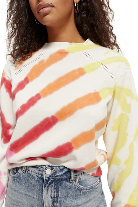 TIE DYE PULLOVER RED/YELLOW TIE DYE 6
