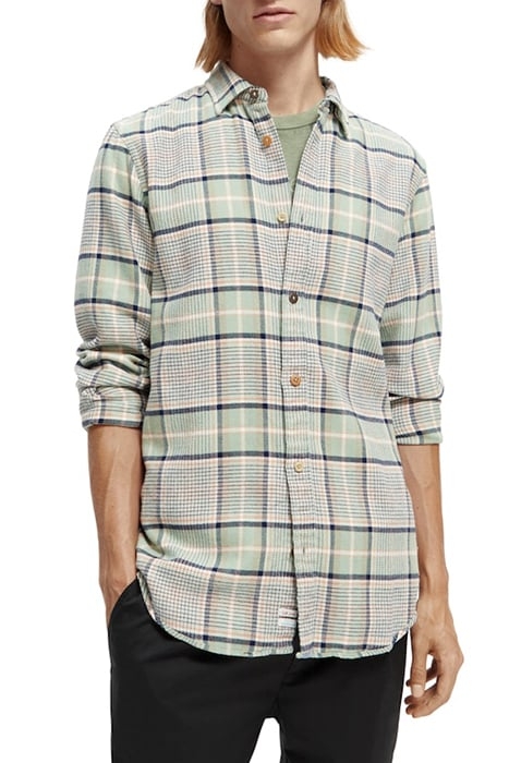 REGULAR-FIT CHECKED FLANNEL SHIRT COMBO B 3