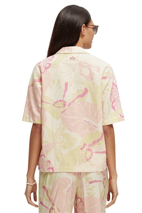 CAMP SHIRT WITH PRINT VONDELFIELD BLOSSOM 4