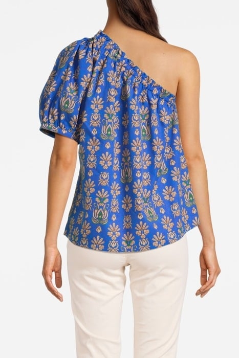 TOP ORNAMENT PRINT AZURE 2