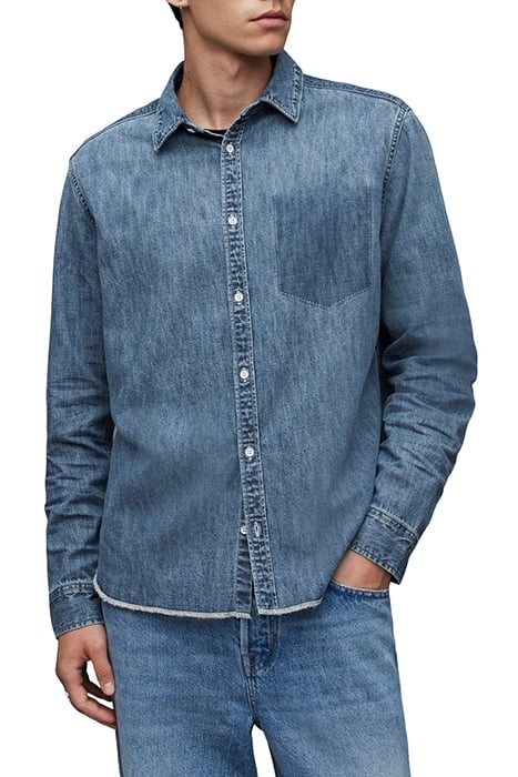 SOLAR SHIRT WASHED INDIGO 1