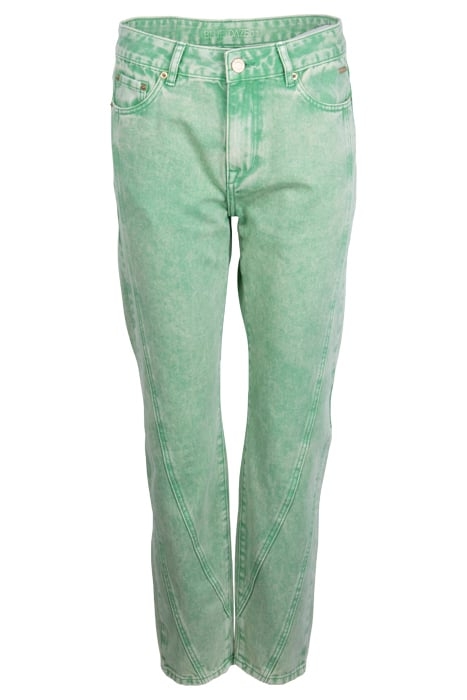 SLIM FIT JEANS COLORED TWILL SOFT EMERALD 1