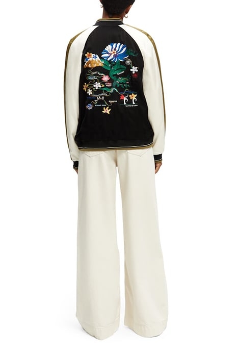 SOUVENIR JACKET IN VISCOSE (ECOVERO™) BLACK 7