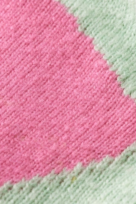 INTARSIA BOXY-FIT CARDIGAN COMBO A 7