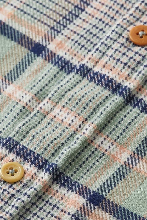 REGULAR-FIT CHECKED FLANNEL SHIRT COMBO B 7