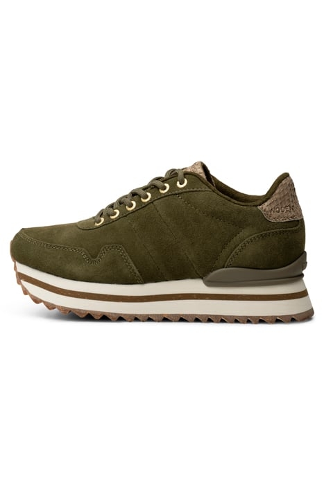NORA III SUEDE PLATEAU DARK OLIVE 6