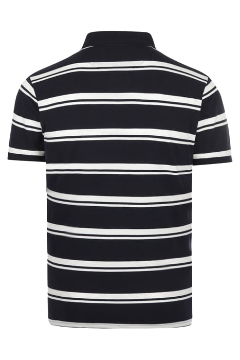 BOLD STRIPE POLO NAVY 2