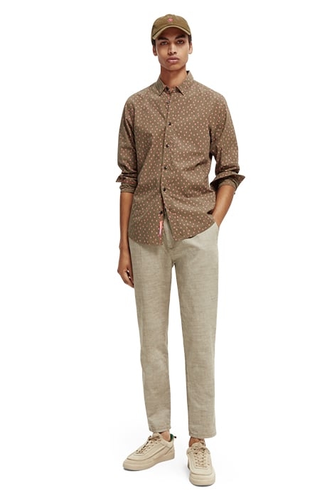 SLIM-FIT ALLOVER PRINTED POPLIN SHIRT COMBO C 5