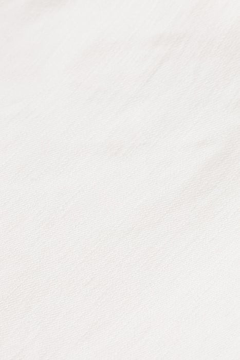 EDIE - HIGH RISE WIDE LEG LINEN SUMMER TROUSERS OFF WHITE 3