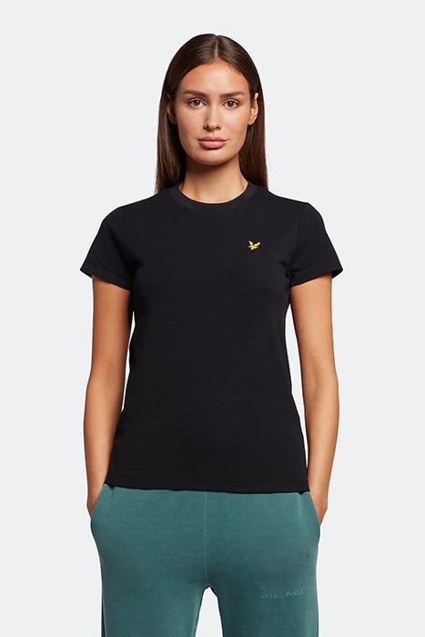 REGULAR FIT T-SHIRT JET BLACK 1