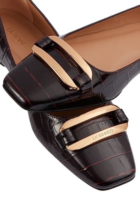 CAYDEN BALLERINA SHOES BORDEAUX 4