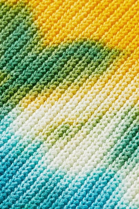 TIE-DYED RIB KNITTED COTTON HOODIE MULTICOLOUR TIE DYE 7