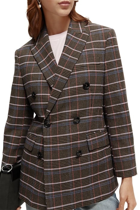 HERITAGE DOUBLE BREASTED CHECK BLAZER HERITAGE POP 5