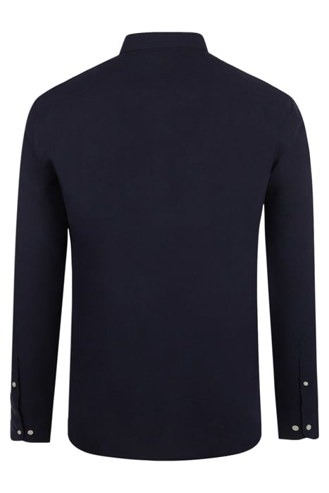 COTTON LINEN SHIRT NAVY 2