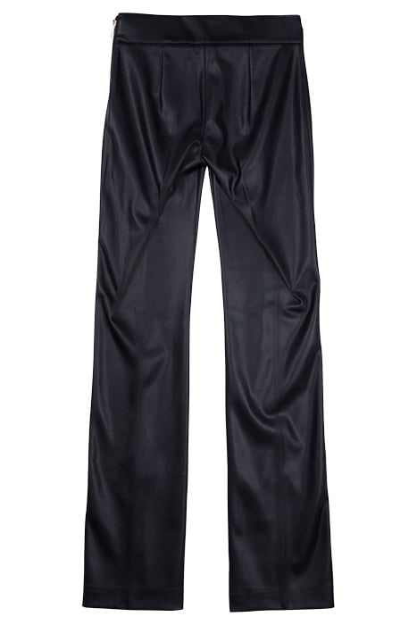 MIRTA STRAIGHT PANT JET BLACK LEATHER 4