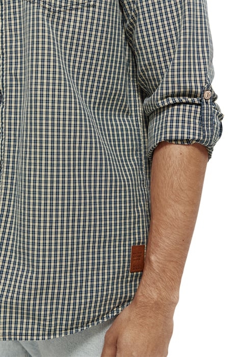 REGULAR-FIT GINGHAM CHECKED POPLIN SHIRT COMBO A 3