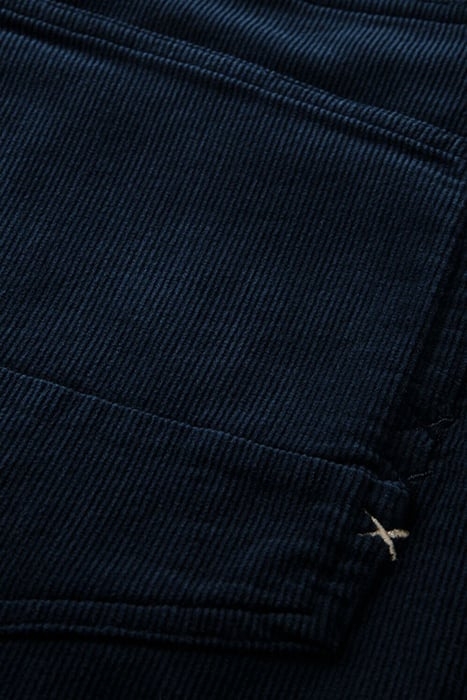 RALSTON REGULAR SLIM PANTS IN STRETCH CORDUROY STEEL 3