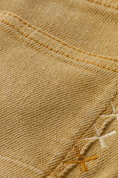 STRUMMER SLIM JEANS — GARMENT DYED COLOURS SAND 3